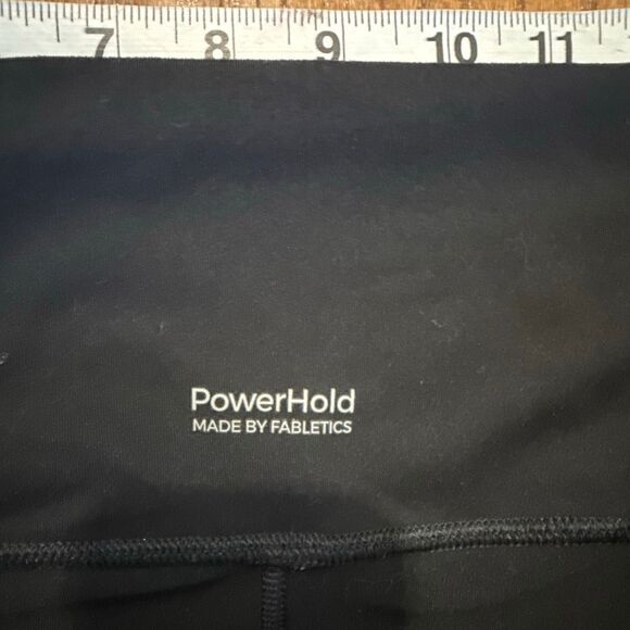 Fabletics black powerhold crop 24” inseam leggings XL - Picture 6 of 9